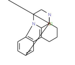 2-Chloro-1-(8-methyl-1,2,3a,4,5,6-hexahydro-pyrazino[3,2,1-jk]carbazol-3-yl)-ethanone (CAS 28742-49-6) - chemical structure i