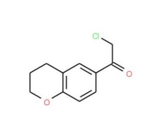 2-Chloro-1-chroman-6-yl-ethanone - chemical structure image