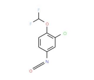 2-Chloro-1-difluoromethoxy-4-isocyanato-benzene (CAS 39479-97-5) - chemical structure image