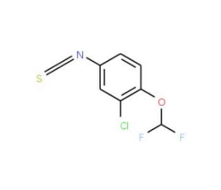 2-Chloro-1-difluoromethoxy-4-isothiocyanato-benzene - chemical structure image