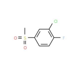 2-Chloro-1-fluoro-4-methylsulfonylbenzene (CAS 847148-17-8) - chemical structure image
