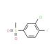 2-Chloro-1-fluoro-4-methylsulfonylbenzene (CAS 847148-17-8) - chemical structure image