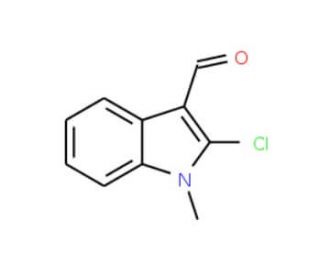 2-Chloro-1-methyl-1H-indole-3-carbaldehyde (CAS 24279-74-1) - chemical structure image