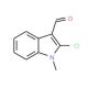 2-Chloro-1-methyl-1H-indole-3-carbaldehyde (CAS 24279-74-1) - chemical structure image