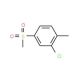 2-Chloro-1-methyl-(4-methylsulfonyl) benzene (CAS 1671-18-7) - chemical structure image