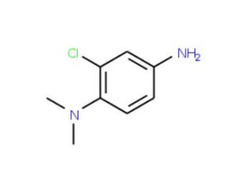 2-chloro-1-N,1-N-dimethylbenzene-1,4-diamine (CAS 6085-59-2) - chemical structure image