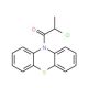 2-Chloro-1-phenothiazin-10-yl-propan-1-one (CAS 38076-63-0) - chemical structure image