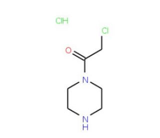 2-Chloro-1-piperazin-1-yl-ethanone hydrochloride (CAS 145222-00-0) - chemical structure image