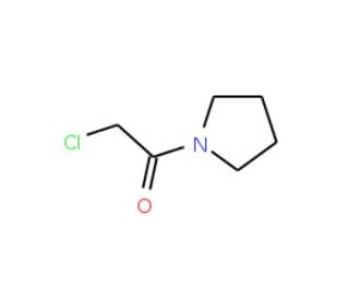 2-Chloro-1-pyrrolidin-1-yl-ethanone (CAS 20266-00-6) - chemical structure image