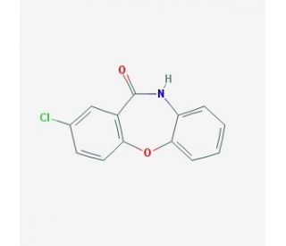 2-Chloro-10,11-dihydro-11-oxo-dibenzo[b,f][1,4]oxazepine (CAS 3158-91-6) - chemical structure image