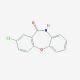 2-Chloro-10,11-dihydro-11-oxo-dibenzo[b,f][1,4]oxazepine (CAS 3158-91-6) - chemical structure image