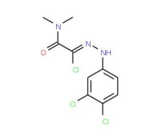 2-Chloro-2-[2-(3,4-dichlorophenyl)hydrazono]-N,N-dimethylacetamide - chemical structure image