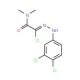 2-Chloro-2-[2-(3,4-dichlorophenyl)hydrazono]-N,N-dimethylacetamide - chemical structure image