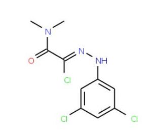 2-Chloro-2-[2-(3,5-dichlorophenyl)hydrazono]-N,N-dimethylacetamide - chemical structure image