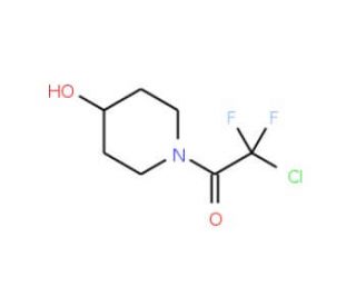 2-Chloro-2,2-difluoro-1-(4-hydroxypiperidino)-1-ethanone - chemical structure image