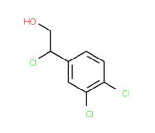 2-Chloro-2-(3,4-dichloro-phenyl)-ethanol (CAS 886365-89-5) - chemical structure image