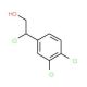 2-Chloro-2-(3,4-dichloro-phenyl)-ethanol (CAS 886365-89-5) - chemical structure image