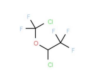 2-Chloro-2-(chlorodifluoromethoxy)-1,1,1-trifluoroethane - chemical structure image