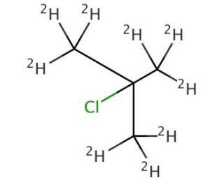 2-Chloro-2-methylpropane-d9 (CAS 918-20-7) - chemical structure image