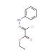 2-Chloro-2-(phenylhydrazono)acetic acid ethyl ether (CAS 28663-68-5) - chemical structure image