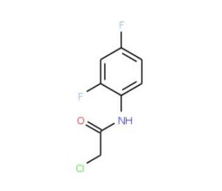 2-Chloro-2&prime;,4&prime;-difluoroacetanilide (CAS 96980-65-3) - chemical structure image