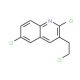 2-Chloro-3-(2-chloroethyl)-6-chloroquinoline (CAS 73930-68-4) - chemical structure image