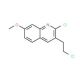 2-Chloro-3-(2-chloroethyl)-7-methoxyquinoline (CAS 73863-51-1) - chemical structure image