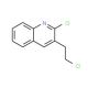2-Chloro-3-(2-chloroethyl)quinoline (CAS 62595-04-4) - chemical structure image