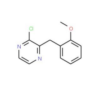 2-Chloro-3-(2-methoxybenzyl)pyrazine - chemical structure image