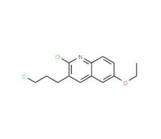 2-Chloro-3-(3-chloropropyl)-6-ethoxyquinoline (CAS 948294-63-1) - chemical structure image