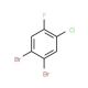 2-Chloro-3,4-dibromofluorobenzene - chemical structure image