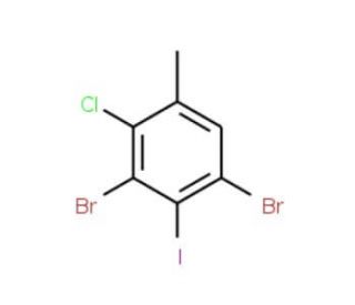 2-Chloro-3,5-dibromo-4-iodotoluene - chemical structure image