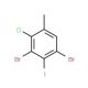 2-Chloro-3,5-dibromo-4-iodotoluene - chemical structure image