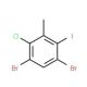 2-Chloro-3,5-dibromo-6-iodotoluene - chemical structure image