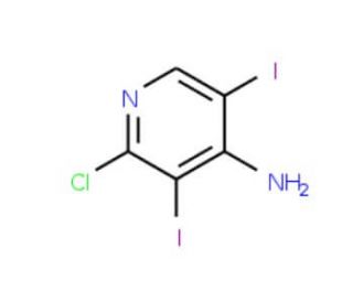 2-Chloro-3,5-diiodo-4-pyridinamine - chemical structure image