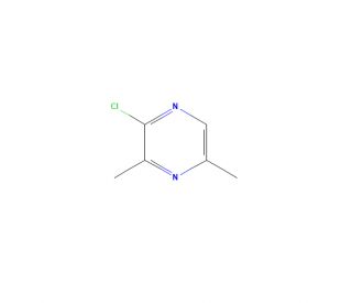 2-Chloro-3,5-dimethylpyrazine (CAS 38557-72-1) - chemical structure image