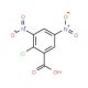 2-Chloro-3,5-dinitrobenzoic acid (CAS 2497-91-8) - chemical structure image