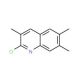 2-Chloro-3,6,7-trimethylquinoline (CAS 948290-47-9) - chemical structure image