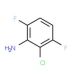2-Chloro-3,6-difluoroaniline - chemical structure image