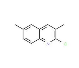 2-Chloro-3,6-dimethylquinoline (CAS 132118-28-6) - chemical structure image