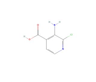 2-Chloro-3-aminoisonicotinic Acid (CAS 58483-94-6) - chemical structure image