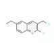 2-Chloro-3-chloromethyl-6-ethylquinoline (CAS 948290-97-9) - chemical structure image