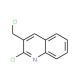 2-chloro-3-(chloromethyl)quinoline (CAS 90097-52-2) - chemical structure image
