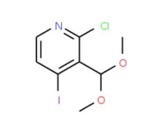 2-Chloro-3-(dimethoxymethyl)-4-iodopyridine (CAS 1142192-28-6) - chemical structure image