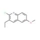 2-Chloro-3-ethyl-6-methoxyquinoline (CAS 1031928-07-0) - chemical structure image