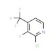 2-Chloro-3-fluoro-4-(trifluoromethyl)pyridine (CAS 628692-22-8) - chemical structure image