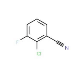2-Chloro-3-fluorobenzonitrile (CAS 874781-08-5) - chemical structure image