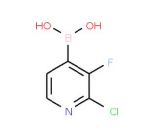 2-Chloro-3-fluoropyridine-4-boronic acid (CAS 937595-71-6) - chemical structure image