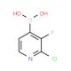 2-Chloro-3-fluoropyridine-4-boronic acid (CAS 937595-71-6) - chemical structure image