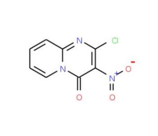 2-chloro-3-nitro-4H-pyrido[1,2-a]pyrimidin-4-one - chemical structure image